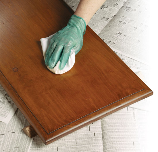 How to stain wood
